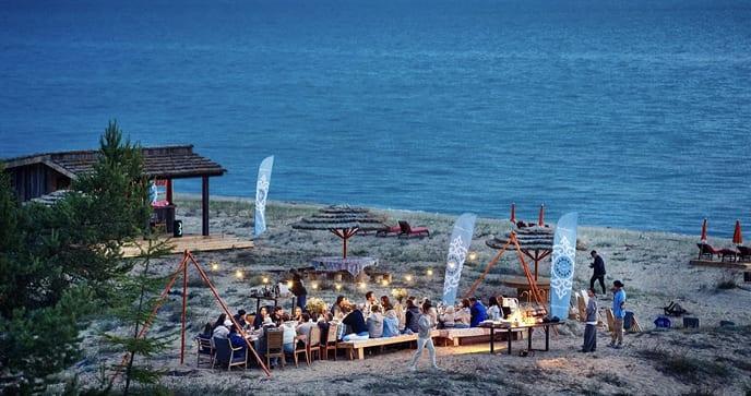 Ужин на пляже